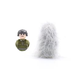 Mini Action Figures Grassland Snow Camouflage Suit Soldier Military MOC City Police Accessories Parts Blocks Children Toys