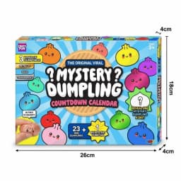 Soft Mystery Dumpling 24-Day Advent Calendar - Slow Resilience Anxiety Relief Fidget Decompression Blind Boxes