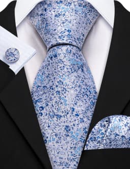 Elegant Spring Style Flower Men Tie Set Casual Wedding Business Necktie Hanky Cufflinks 3PCS Suit Accessories Mint Green Pink