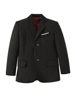 Boys' Suit Jacket Formal Single Breasted School Uniforms