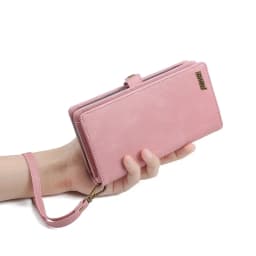 Wallet PU Leather Phone Case Cover For iPhone 16 15 Pro Max iPhone 16 15 Plus with Card Slots Zipper Wallet Design Phone Cover