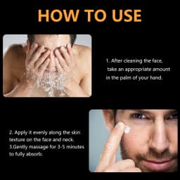 RDQCTQ Men's Bee venom Wrinkle Remover Face Cream Firming Lifting Anti Aging Fade Fine Lines Moisturizing Skin Care