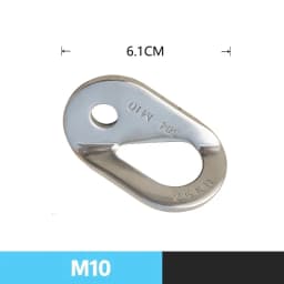Rock Climb Anchor Point Piton Nut Anchor Bolt Hanger Plate Expansion Nail 304 Stainless Steel Caving Belay Rigging M8 M10 M12