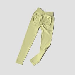 WAREBALL Women's Pants Back V-Waist Buttocks Lifting Push Up Butt Pants High Waist Sports Fitness Pants Sports Gym Leggings