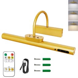 Modern Waterproof Rechargeable Mirror Sconce Living Room Wireless Remote Dimmable Wall Lamp Painting Picture Light Portrait