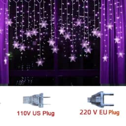 Snowflake String Garland Fairy Lights USB/Battery Powered Christmas Tree Holiday New Year Bedroom Decoration Lamps