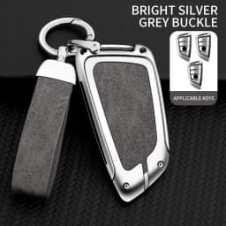 Zinc Alloy Car Key Case Cover for Bmw X1 X2 X3 X4 X5 X6 1 2 3 5 Series 2016 2017 2018 2019 2020 Key Holder Shell Accessories
