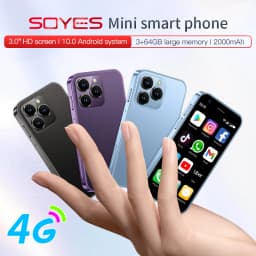 ONEMYTH XS16 Mini Smartphone 3.0'' Screen Quad Core 2000mAh LTE 4G Dual SIM Type-C Android 10.0 Small Mobile CellPhone