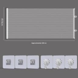 ~Retractable Pet Gate Dog Baby Retractable Gate No-Drill Childproof Net Fence Cat Baffle For Indoor Pet Dog Barrier Fences