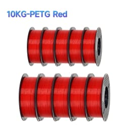 10KG/22LBS 1.75mm PETG Filament for 3D Printer Plastic Material Clogging Free Non-Toxic PETG 3D Filament Consumables for Ender 3