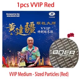 YINHE Cured Long Pips Table Tennis Rubber OX Huang Jianjiang VVIP Medium Pips Ping Pong Rubber ITTF Approved for Competition