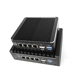 Topton Fanless Mini PC Intel N150 I5-8250U (4x 2.5G LAN I226-V) Firewall Router Support PfSense/Proxmox/ESXi Silent Mini Server