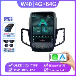 9.7" Android 16 Car Radio Carplay For Ford Fiesta Mk7 2009 2010 2012 2013 2014 2015 2016 Multimedia Player Stereo Screen DVD