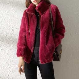 Thickened Double-sided Fleece Sweatshirt Warm Versatile Outerwear Affordable Autumn Winter Women's Fashion Stand Collar Loose...