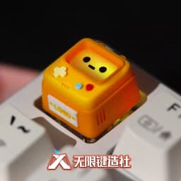 Retro Game Theme Mechanical Keyboard Keycap Resin Esc Key Layered Drip Glue Custom Gaming Accessory Collectible Gift