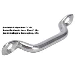 10Pcs Boat Top Pad Eye Deck Loop Tie Down 316 Stainless Steel Set Kit for Fixing Boat Top Pad Eye Eye Strap Pad Eye Top Pad Eye