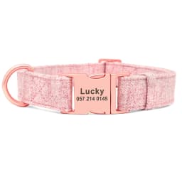 Personalized Dog Collar Custom Nylon Dog Collar Engraved Name ID Adjustable For Small Medium Large Dog Chihuahua Pitbull
