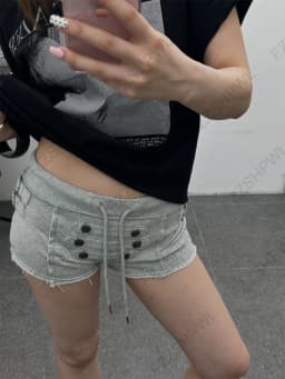 2026 Emo Punk Y2K Women's Mini Shorts Sexy Slim Fit Casual Chic Trendy Aesthetic Pants Grunge Gothic Party Korean Gyaru Bottoms