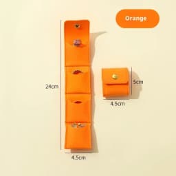 Portable Mini Jewelry Organizer Bag With Multiple Compartments For Rings Necklaces Earrings Travel Storage Bag