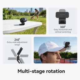 TELESIN Magnetic Quick Release Cap Hat Clip Mount Adjustable Angle For DJI OSMO Nano Insta360 Go Ultra Action Camera Accessories