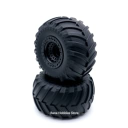 4PCS RC Car Rubber Wheels 12mm Hex Hub Replacement Tires for WLTOYS 144001 MJX Hyper Go 14210 HOSPEED HS14411 Off-Road Parts