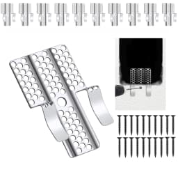 Drywall Repair Clips Wall Patch Kit with Screws for 1/2 Inch Sheetrock Professional Drywall Hole Repair Solution for DIY Repair
