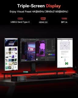 AMD Ryzen7 7730U 7430U Mini PC 32GB LPDDR4X 512GB PCIe3.0 SSD Triple 4K Desktop Computer WiFi6 Win11 Pro for Office Light Gaming