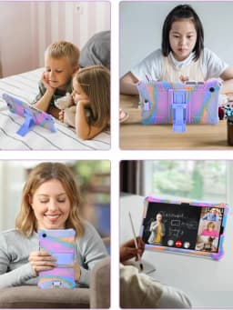 Tablet Cover For Samsung Galaxy Tab A11+A9+11"plus Case SM-X210 X215 X230 A9 8.7 SM-X110/X130 Soft Silicon Kids Stand funda capa