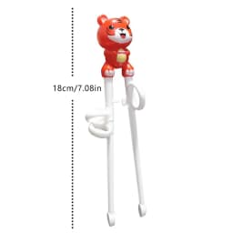 1Pair Baby Kids Training Tableware Food Sticks Cartoon Animal Chopsticks For Children Cute Cat Elementary Learning Chopstick