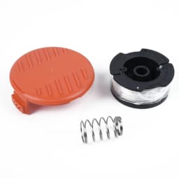 String Trimmer For Black&Decker Nylon Black Spool Line 0.065 Inch Eater Replacement Cap RC-100-P With Spring AF-100