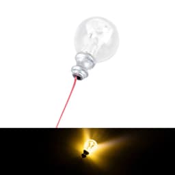 1:87 Scale Model Warm White LED Street Lamp Posts, Dollhouse Ceiling Decor; Miniature Wall Lighting