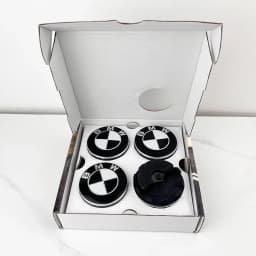 4Pcs 68mm 56MM Car Wheel Hub Center Cap Floating For Bmw 50th Anniversary E36 F20 E46 E39 E38 E90 E60 E87 E34 E53 X3 X5 X6 M2