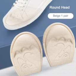 Forefoot Padding, Anti-Slip Outsole, Cushioned Half-Insole, Inner Insole, Size Reduction, Padded Forefoot Cushioning Padding.