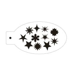 PET Stencil For Face Body Face Painting Paint Reusable Templates For Body Arts Cosplay Halloween Christmas Party