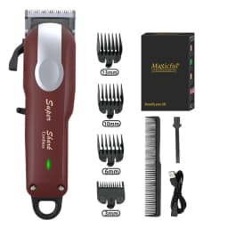 Magicful Professional Hair Clipper Lithium Battery USB Chargeable Trimmer LED Display Home Man Beard Shaver Hair Cutting Machine