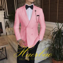 Ivory Men Wedding Tuxedos Suit Blazer Double Breasted Groom Suits For Men 2 Piece Party Best Man Jacket Pant Custom Made