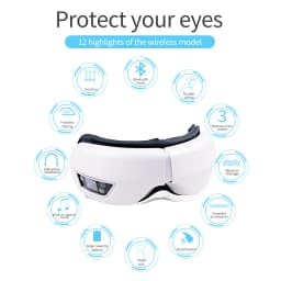 Multi-frequency Vibration Eye Massage Relieves Eye Fatigue Foldable Bluetooth Music Eye Care Glasses Smart Eye Massager