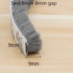 20/10/5Meters Brush Strip Self Adhesive Door Window Sealing Strip Home Door Window Sound Insulation Wind-proof Strip Gasket