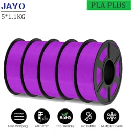 JAYO PLA Plus 3D Printer Filament 5 Rolls Filament PLA PLUS 23 Colors 1.75mm FDM 3D Printer Materials Support Free Combination