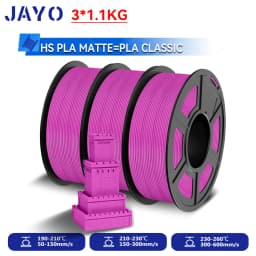 JAYO 3.3KG High Speed Matte  PLA=PLA Classic Filament 1.75mm 30mm/s - 600mm/s Print Range High Flow Speedy PLA Printer Filament