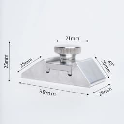 Durable Aluminum Alloy Sandpaper Rack Grinding Clip Inner Corner Plane Polishing Hand-Held Sandpaper Leather Edge Grinder