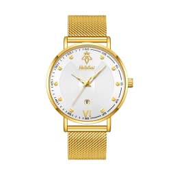 YaLaLuSi Stylish Large-Dial Watches for Men and Women: Minimalist Quartz Couple’s Watches for the Workplace Reloj