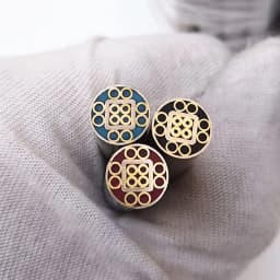 1piece New 8mm Mosaic Pin for Knife Handle Decorative Rivets Colored Resin Filling Mosaics Rivets Nail Steel Tube Length 60mm