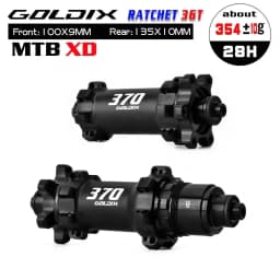 GOLDIX M370 Bicycle Hub 6-Bolt Disc Brake 28Hole Straight Pull Spoke Sealed Bearing 36T Ratchet HG/XD/MS Hub Type Standard/BOOST