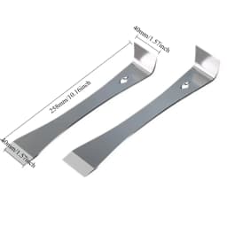 Stainless Steel Pry Bar and Scraper Tool Heavy Duty Multi-Purpose for Demolition Woodworking Painting Prep DIY Hand Tool