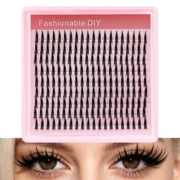 DINGSEN DIY Lash Clusters Thick Segmented Eyelash Extension 60D 80D 100D MIX Lashes Extension Cluster Lashes Individual Lashes
