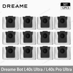 Dreame L40s Ultra / L40s Pro Ultra Vacuum Cleaner Replacement Accessories Main Side Brush HEPA Filter Mop Cloths Dust Bag Spare