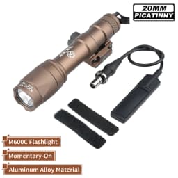 Surefir M300 M600 Flashlight With AXON Dual Function Remote Pressure Switch Fit 20mm Rail Hunting Tactical Airsoft Light