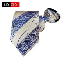 Hot Sell Style 8CM Zipper Tie Men Bridegroom Wedding Necktie Lazy Pre-tied Ties Striped Zipper Necktie For Men Women Wholesale