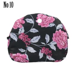 TANQU New Floral Composite Twill Cloth Waterproof Inner Lining Insert Zipper Pocket for O Bag Obag Moon Light for O Moon Light